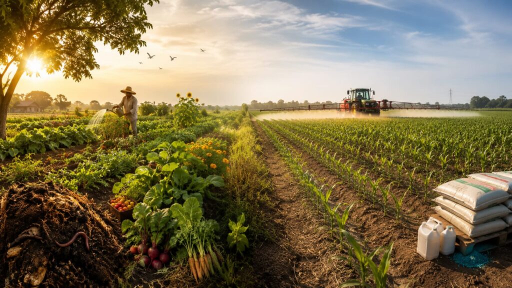 Organic Farming vs Chemical Farming ThakurJi Organics