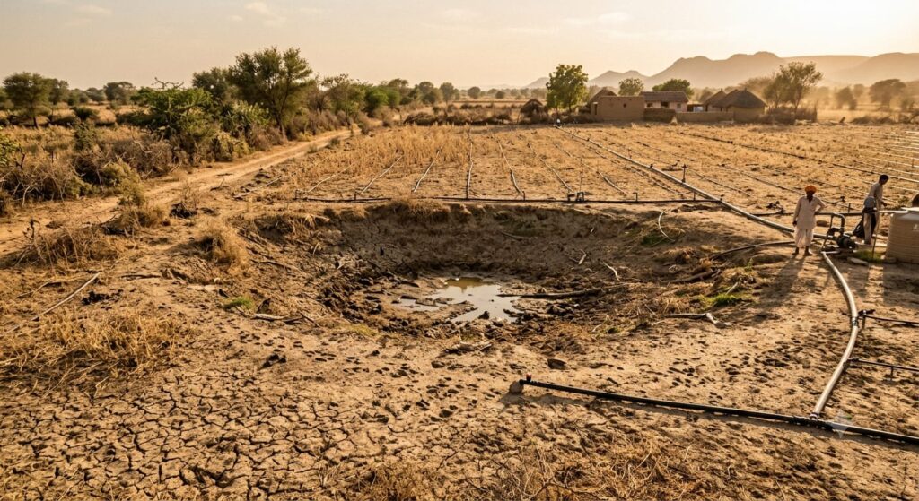 Water scarcity impacting farming in Rajasthan